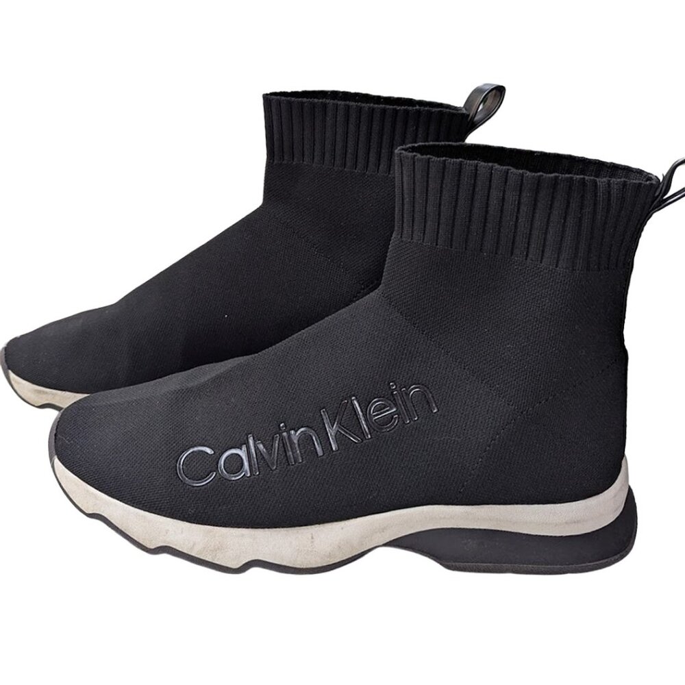 Calvin Klein High Top Slip-on Sock Sneakers